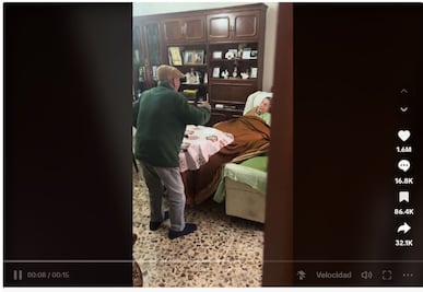 VIDEO: Amor incondicional: abuelito alegra con un baile a su esposa, que sufre Alzheimer