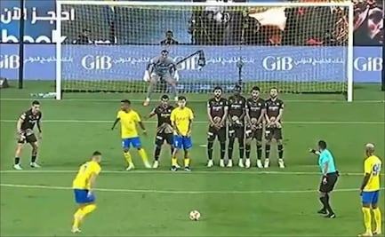 VIDEO: Cristiano Ronaldo marca extraordinario gol de tiro libre para darle la victoria al Al-Nassr