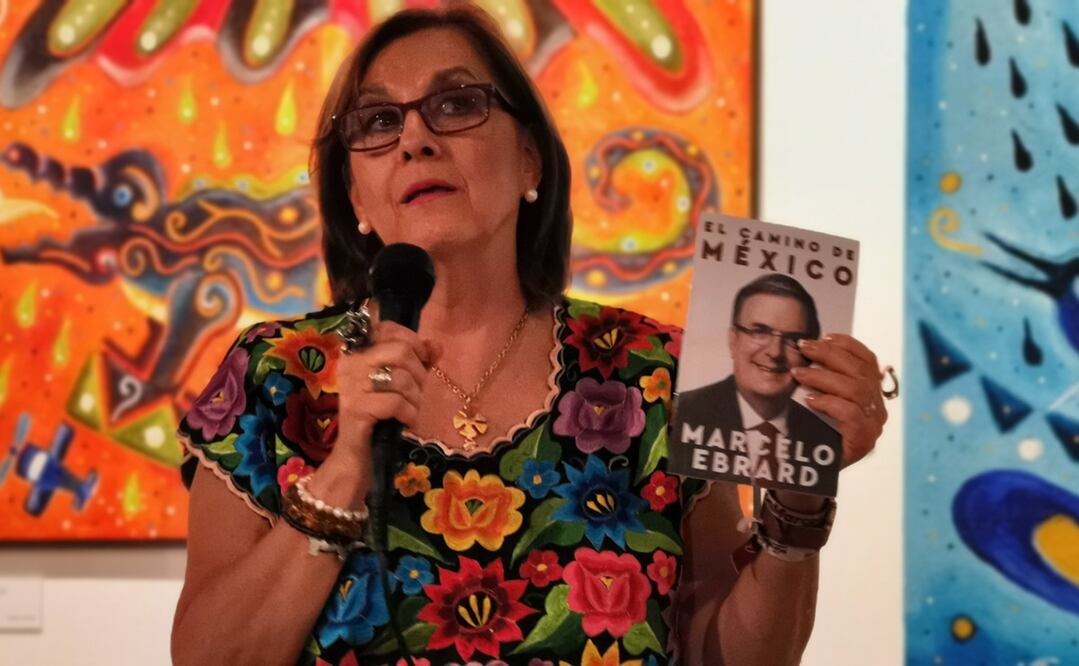 La senadora respalda al canciller Marcelo Ebrard como “sucesor natural” de López Obrador. Foto: Adriana Varillas / EL UNIVERSAL