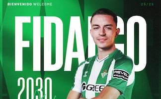 Real Betis hace oficial la llegada de Álvaro Fidalgo