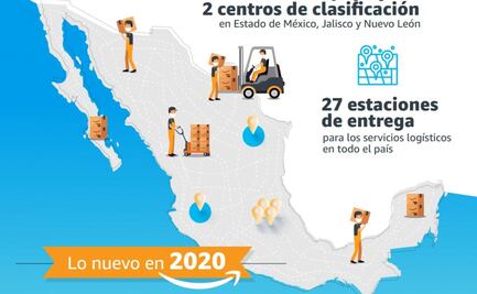 Amazon anuncia nueva sede y centros de envío en México