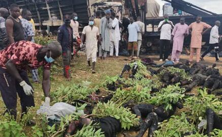 Choque de camión en Nigeria deja 48 muertos