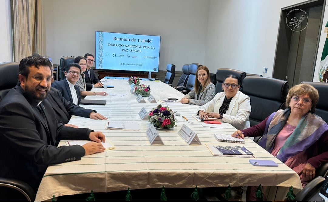 Diálogo Nacional por La Paz expresa a Segob preocupaciones por violencia. Foto: Especial