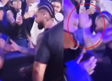 Reacción violenta de Maluma con un fan causa indignación en redes