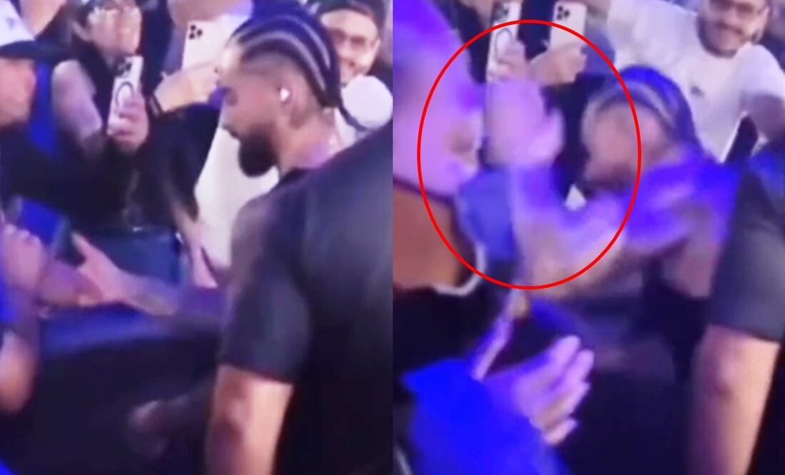 Maluma reacciona molesto luego de interactuar con un fanático.
Fotos: Twitter