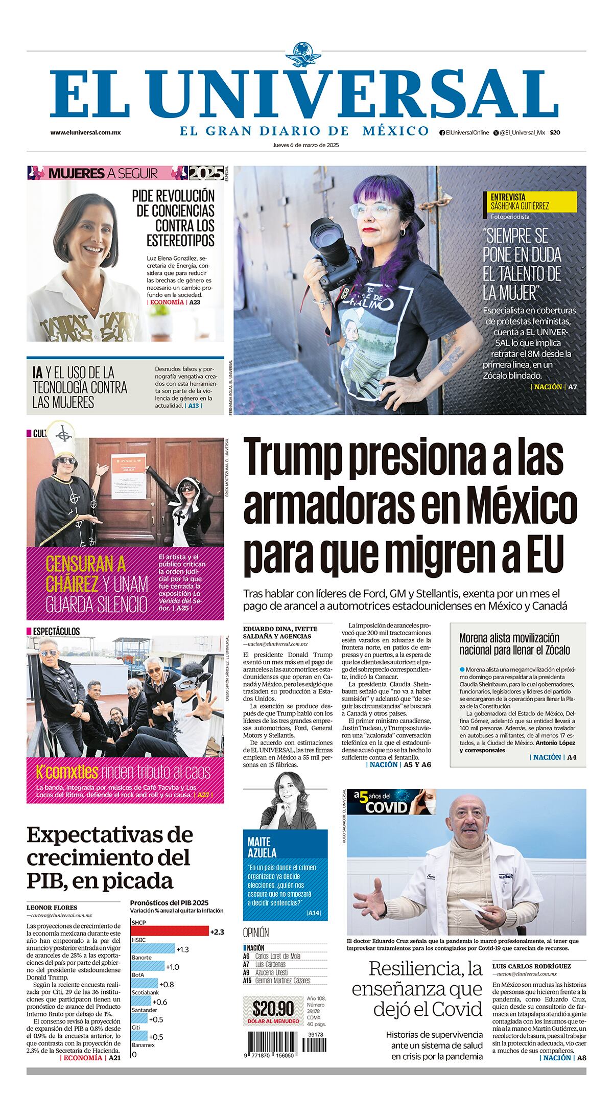Portada impresa