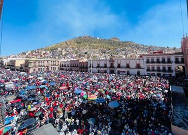 Megamarcha magistral en Zacatecas; protestan 40 mil docentes por sus derechos