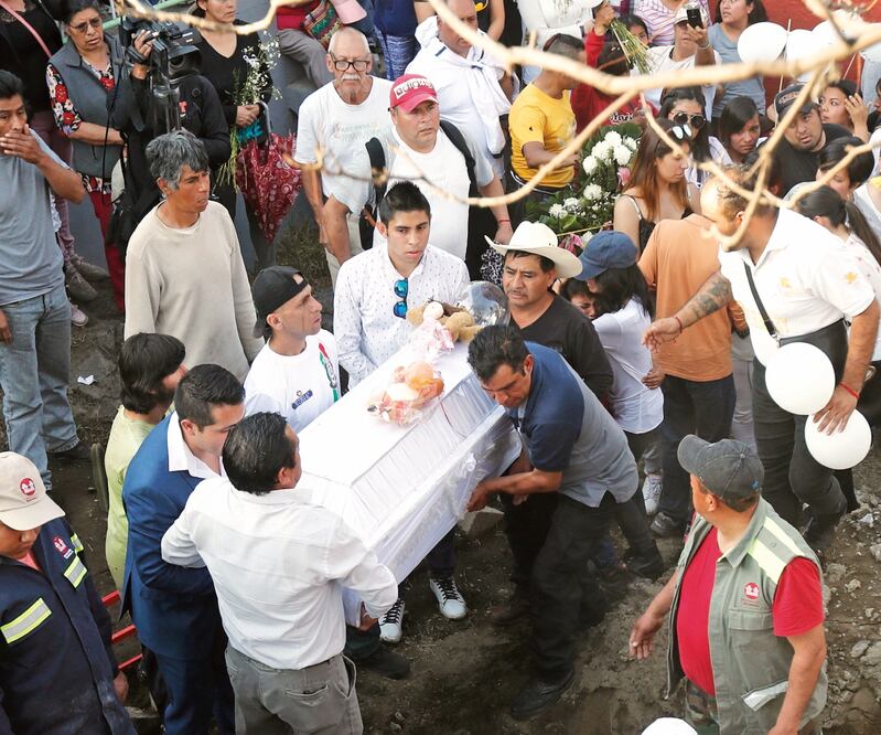 El pasado martes 18 de febrero, familiares y vecinos despidieron a Fátima, quien tenía sólo 7 años y fue víctima de feminicidio. ARCHIVO EL UNIVERSAL