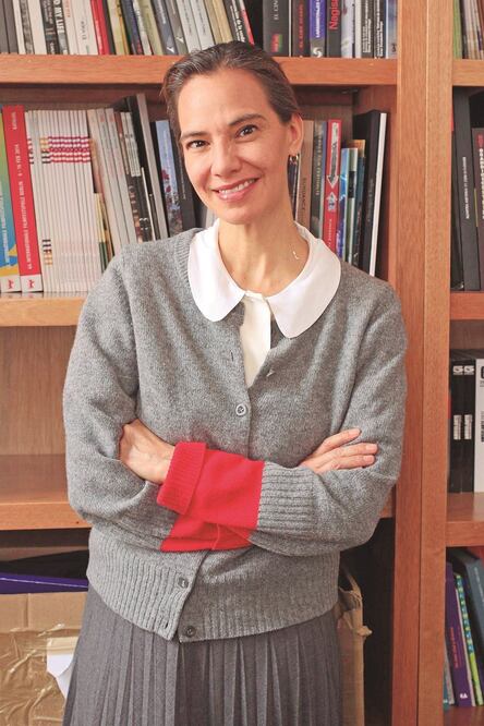 Daniela Michel en su oficina (ARCHIVO EL UNIVERSAL)