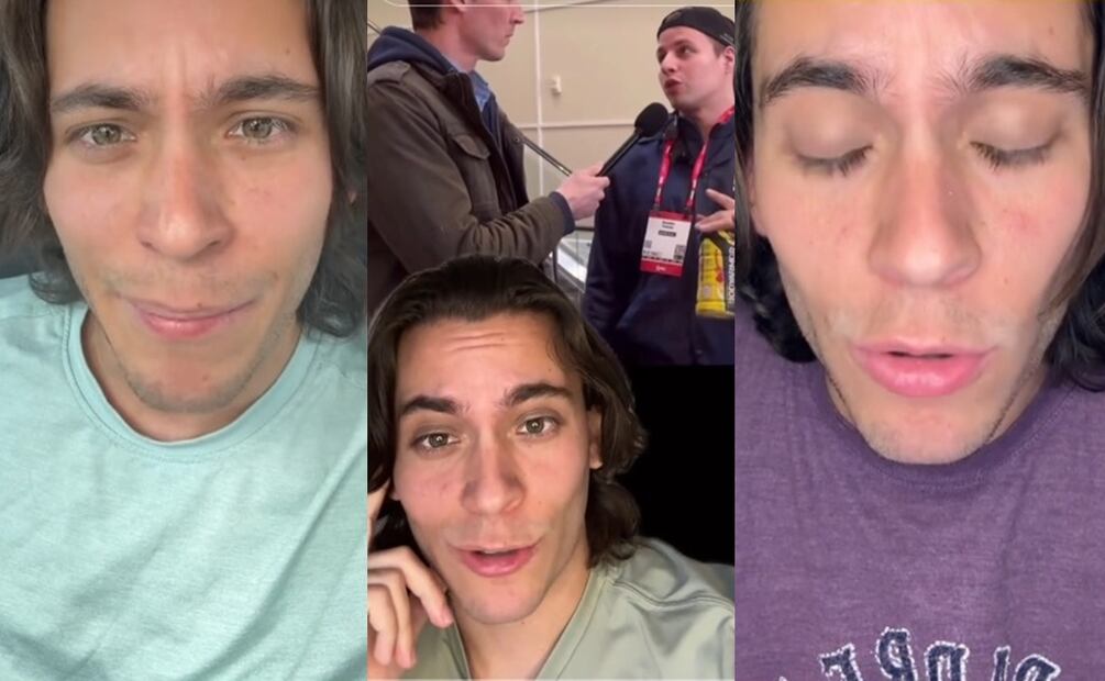 Un entretenimiento polémico. Fuente: TikTok @Carlos_Eduardo_Espina