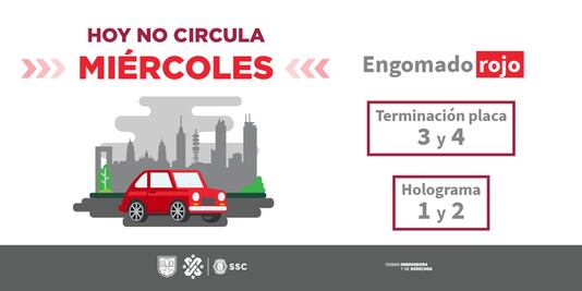 ¿Qué autos no circulan este miércoles 11 de octubre 2023?