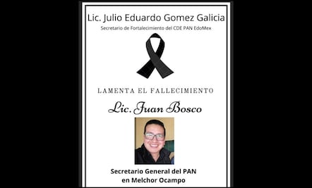 Condena PAN asesinato de dirigente municipal en Edomex