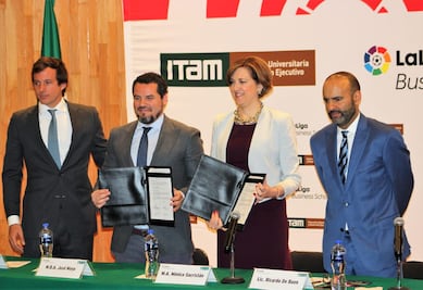 Liga española "imparte cátedra" en México