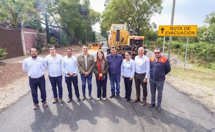 Avanzan trabajos de conservación en rutas de evacuación del Popocatépetl en Morelos; aplican inversión superior a 147 mdp