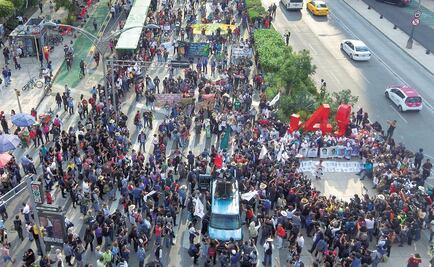 Se esperan al menos 8 movilizaciones en la CDMX para este lunes