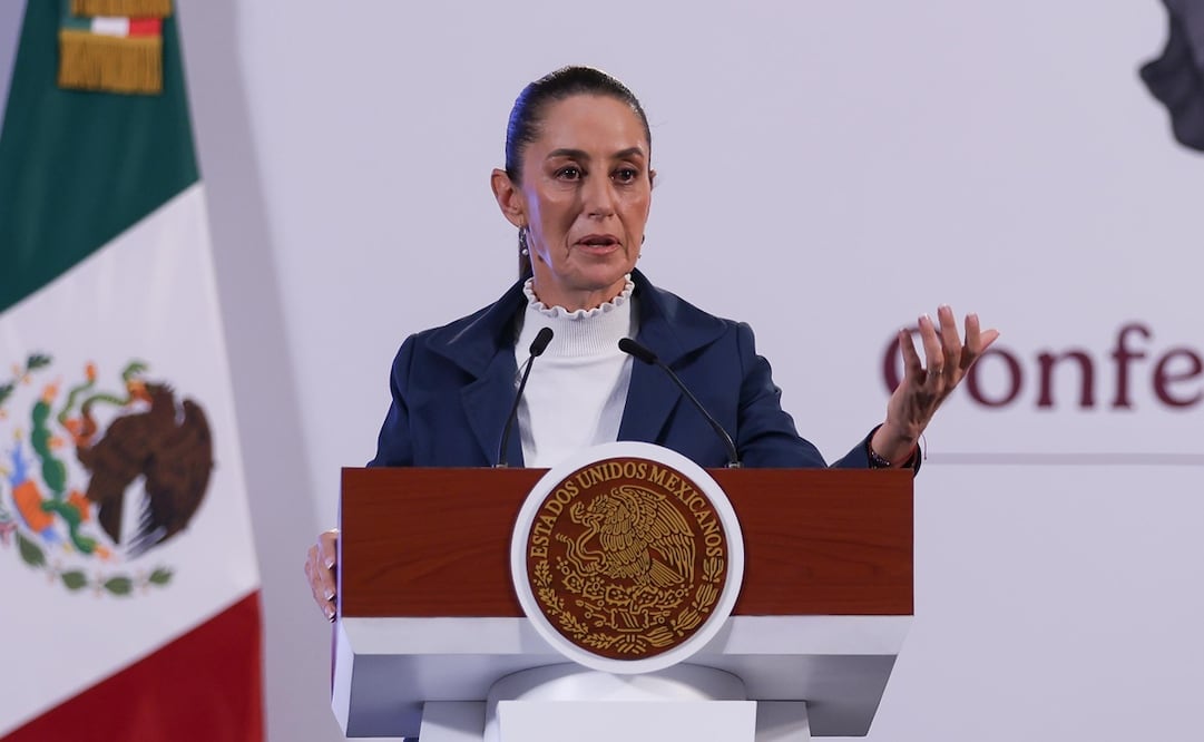 Conferencia de prensa matutina de la presidenta Claudia Sheinbaum Pardo, este 24 de octubre, desde Palacio Nacional. Foto: Hugo Salvador El Universal