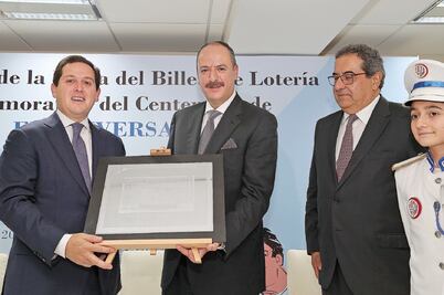 Emite la Lotería billete por el centenario de EL UNIVERSAL