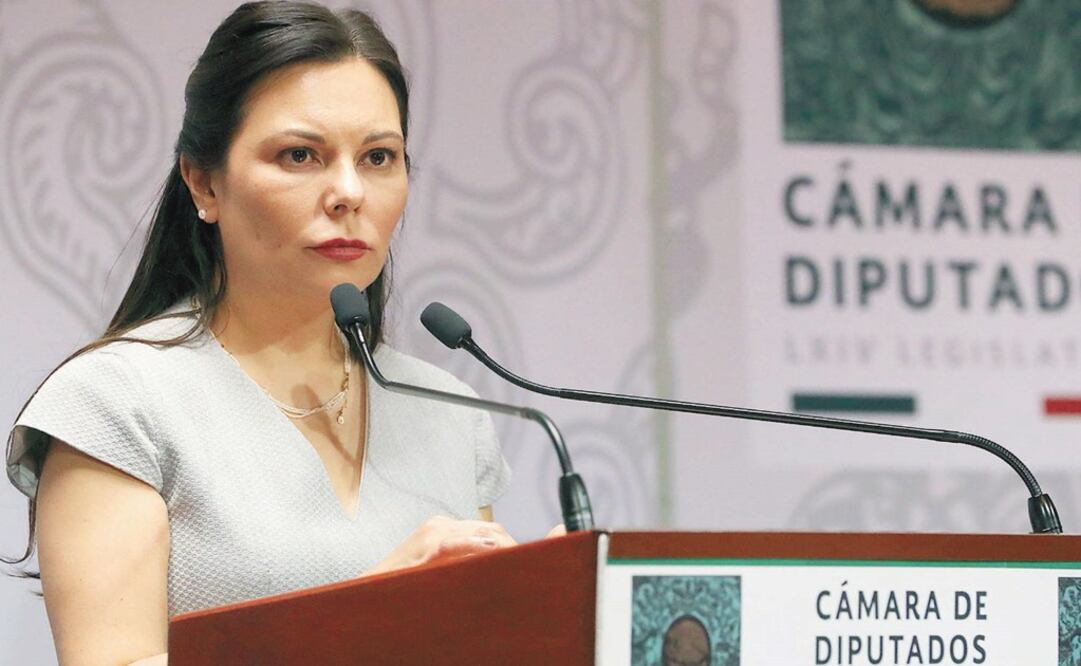 Laura Rojas was at the President's news conference for the first time - Photo: File Photo/EL UNIVERSAL