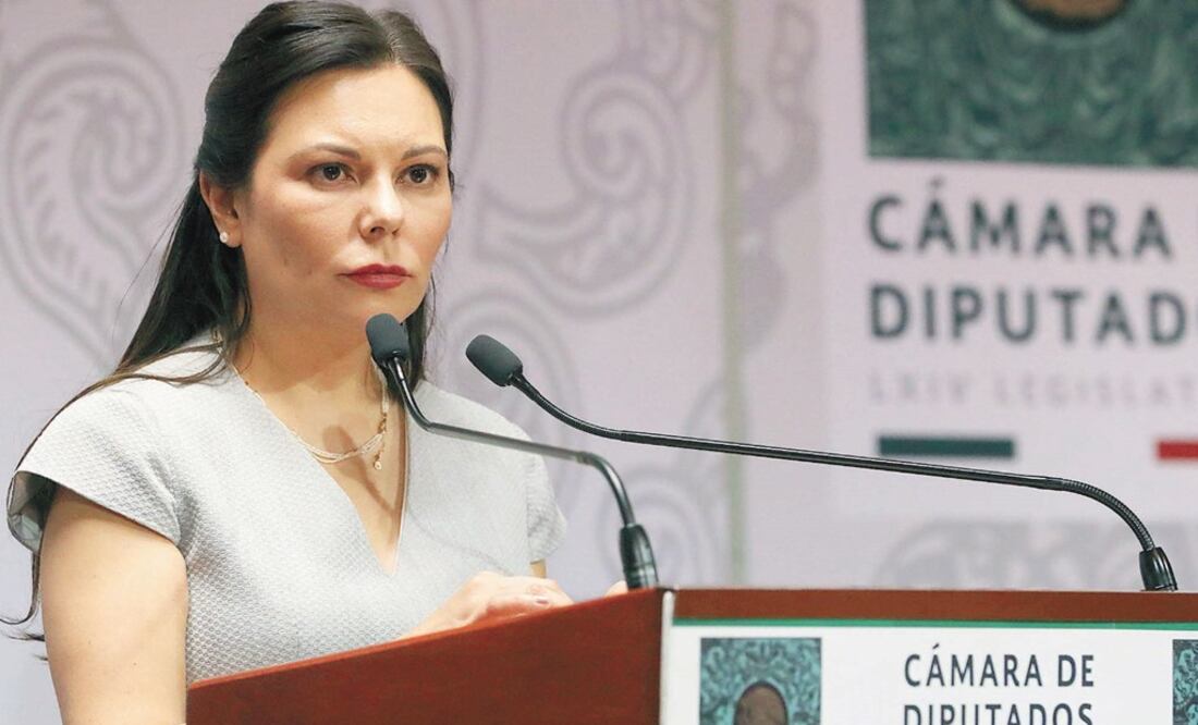 Laura Rojas was at the President's news conference for the first time - Photo: File Photo/EL UNIVERSAL