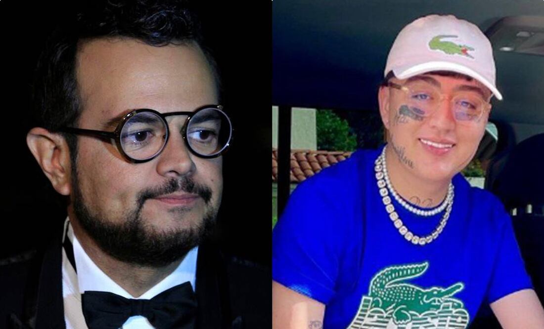 Aleks Syntek y Dani Flow. Foto: Tomada de redes