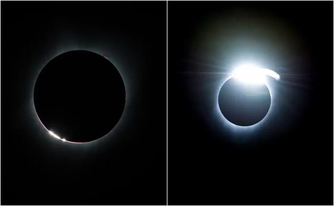 Existen varias etapas distintas de un Eclipse Solar Total que los observadores pueden esperar ver. Foto: NASA