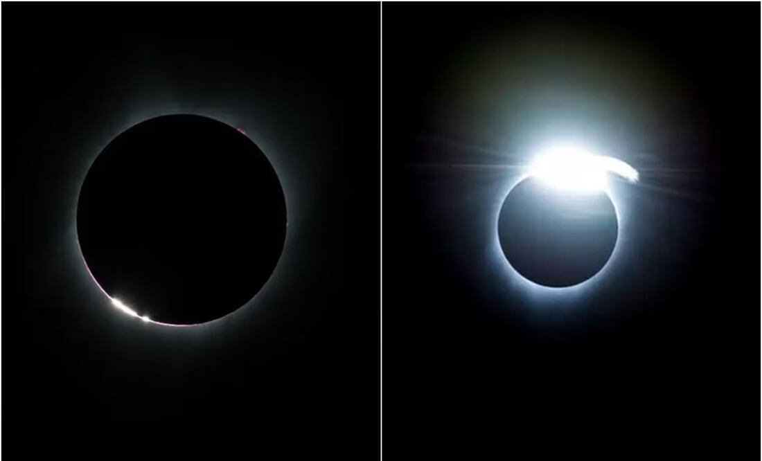 Existen varias etapas distintas de un Eclipse Solar Total que los observadores pueden esperar ver. Foto: NASA