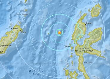 Registran sismo de magnitud 5.9 en Indonesia