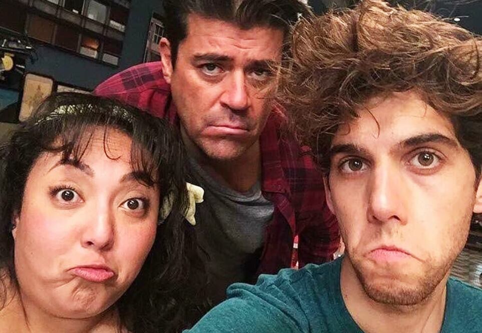 Michelle Rodríguez, "Burro" Van Rankin y Mauricio Garza. 
Foto: Instagram