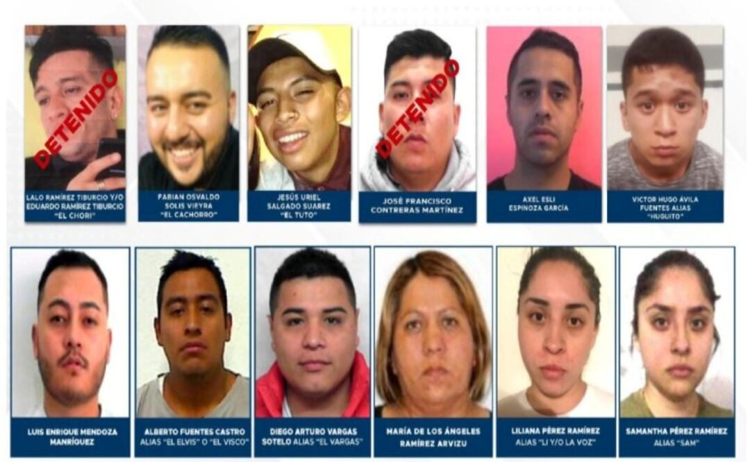 Tras la detención de la viuda e hija de "El Ojos", ¿quiénes son los más buscados en CDMX? La FGJ ofrece recompensa. Foto: Especial