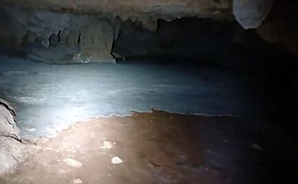 Ríos de cemento por tramo 5 del Tren Maya se esparcen en acuífero de caverna “Garra de Jaguar”