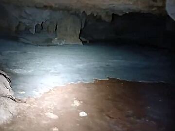 Ríos de cemento por tramo 5 del Tren Maya se esparcen en acuífero de caverna “Garra de Jaguar”