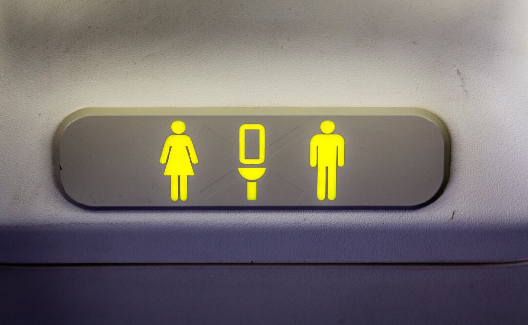 El nuevo sistema de Airbus emplearía cámaras afuera de los baños para monitorear filas y si algún pasajero se tarda de más. (Foto: iStock)