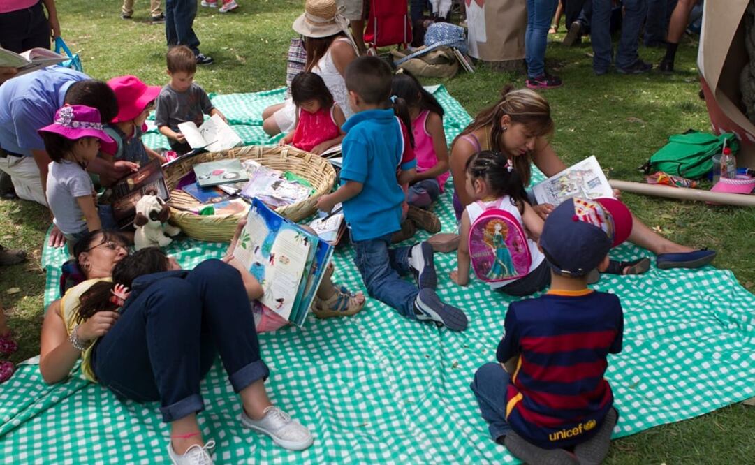 JardÍnes del Centro Nacional de las Artes (Cenart), espacio donde se realiza el picnic literario. Foto: Moisés Pablo/CUARTOSCURO