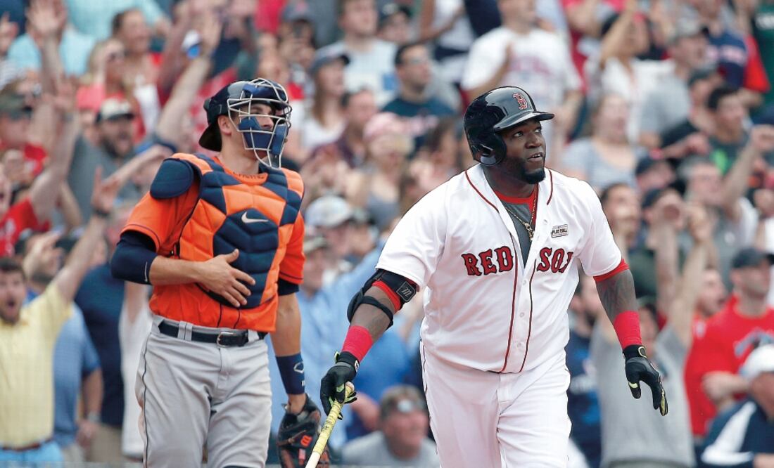 David Ortiz se encargó de empatar el juego en el noveno con un triple y en el undécimo conectó un doble (MICHAEL DWYER. AP)