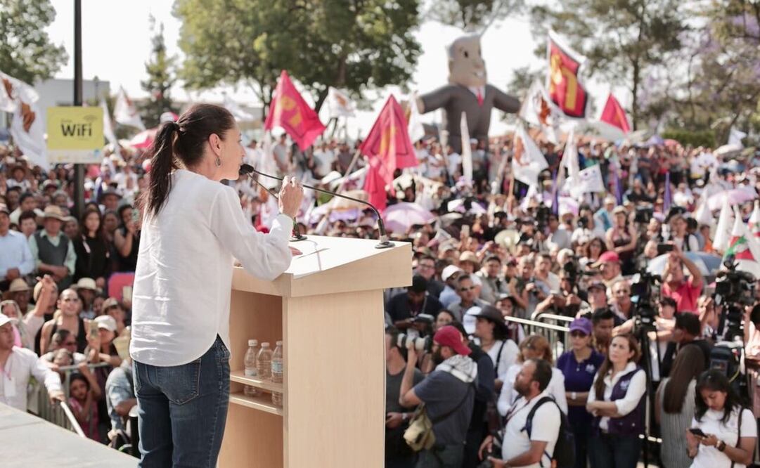 Claudia Sheiunbaum estuvo en Milpa Alta. Foto: Especial