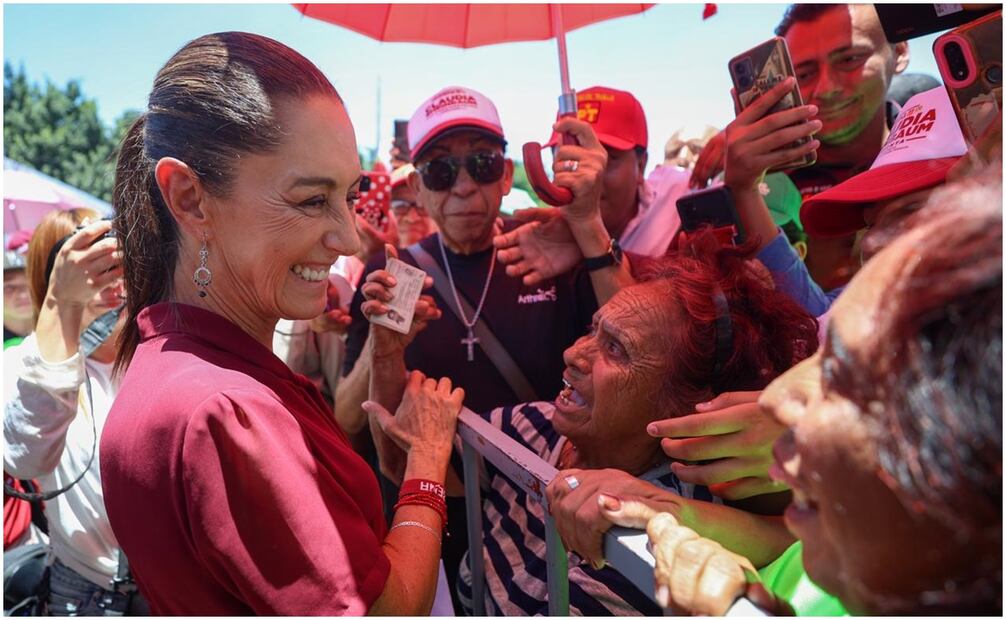 Claudia Sheinbaum en Tepic, Nayarit. Foto: Diego Simón/EL UNIVERSAL
