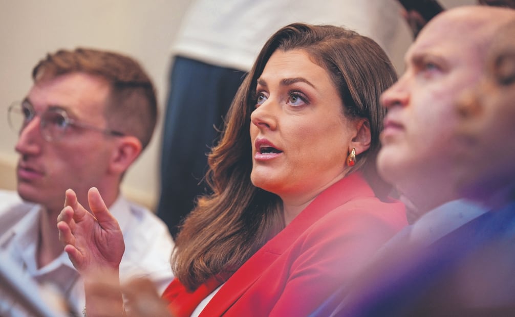 La corresponsal principal de CNN en la Casa Blanca, Kristen Holmes. Foto: AFP