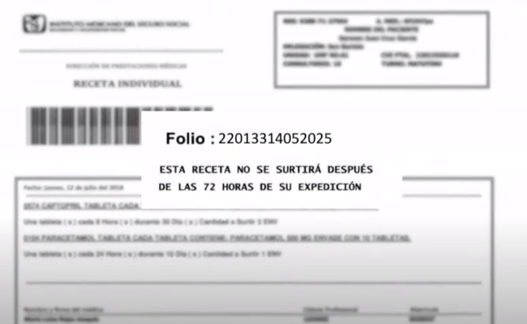 En cuanto te conteste uno de los operadores, es necesario que tengas a la mano la receta del médico. Foto: Captura