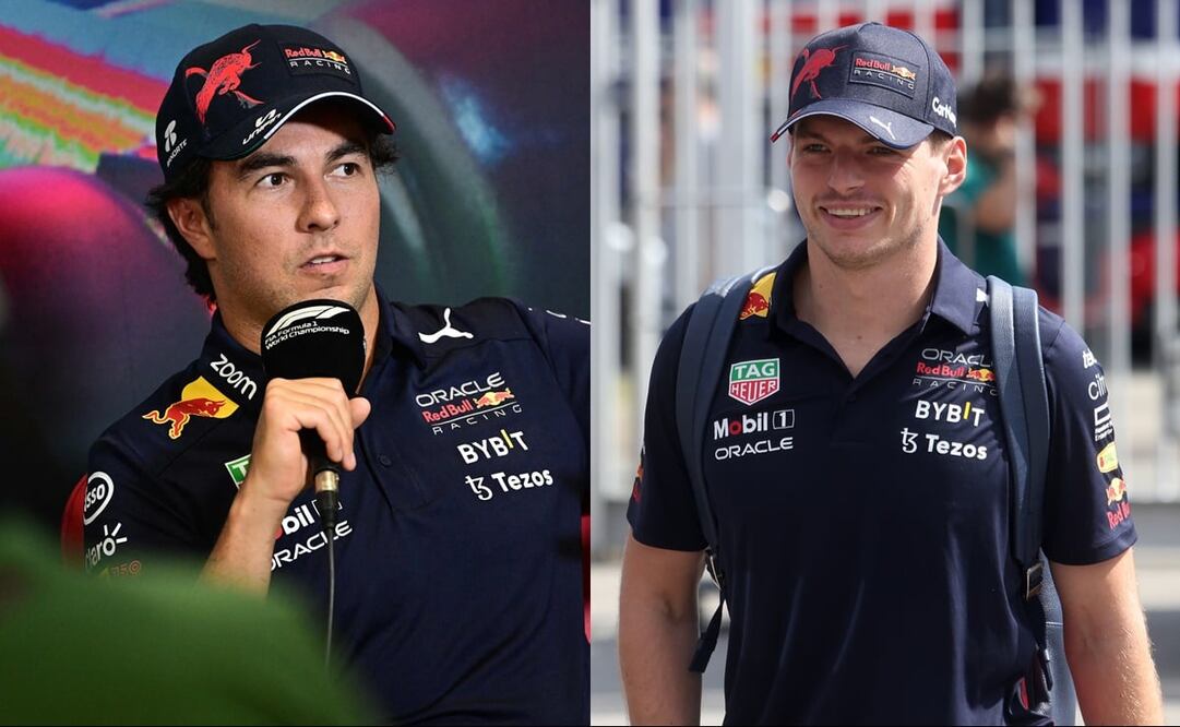 Checo Pérez y Max Verstappen - FOTO: Especial