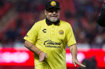 Maradona es sancionado por la Comisión Disciplinaria