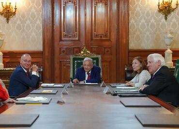AMLO recibe en Palacio Nacional a CEO de Bayer, quien desea seguir invirtiendo en México