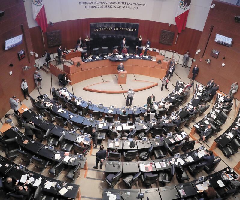 El Senado abordará el próximo periodo de sesiones las reformas al sistema financiero, cuidado al medio ambiente y protección animal, entre otras. Foto/ARCHIVO EL UNIVERSAL