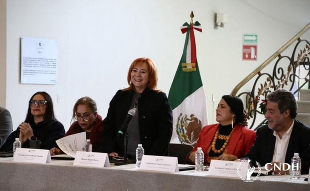 La presidenta de la CNDH manifestó que la Declaración está conformada por diversas rutas concretas para construir una paz crítica. Foto: X @CNDH