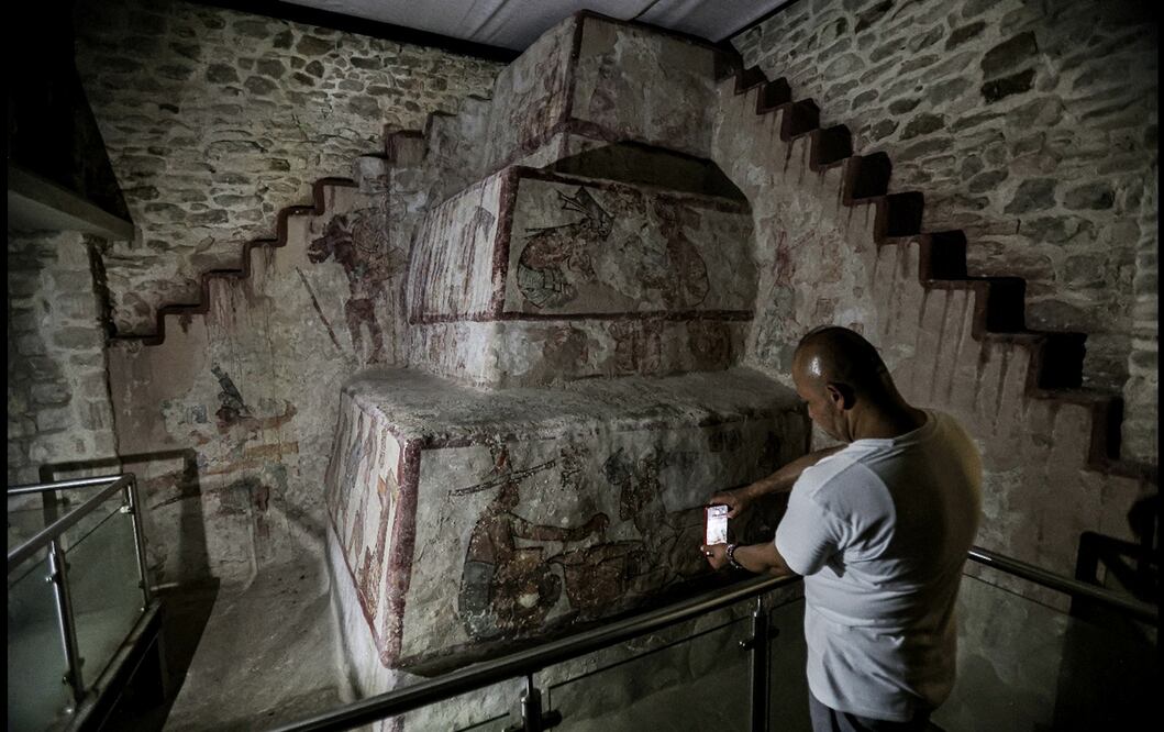 Recorrido por la zona arqueológica de Calakmul, en Campeche, México, el 2 de julio de 2025. Foto: Gabriel Pano/EL UNIVERSAL