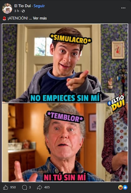Usuarios reaccionan al 2° Simulacro Nacional con la mejor ola de memes en redes. Foto: Captura de pantalla