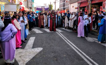 Iztapalapa reporta aforo de 20 mil personas en inicio de representación de Pasión de Cristo