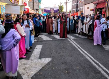 Iztapalapa reporta aforo de 20 mil personas en inicio de representación de Pasión de Cristo