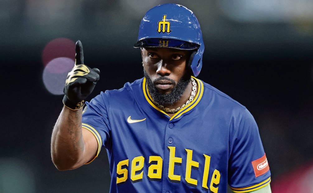 El jardinero mexicanocubano es uno de los hombres clave en las aspiraciones de los Mariners de Seattle. Foto: Steph Chambers / AFP