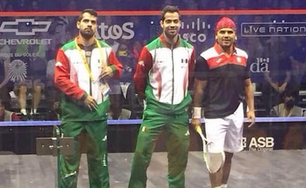 México gana plata en equipo de squash