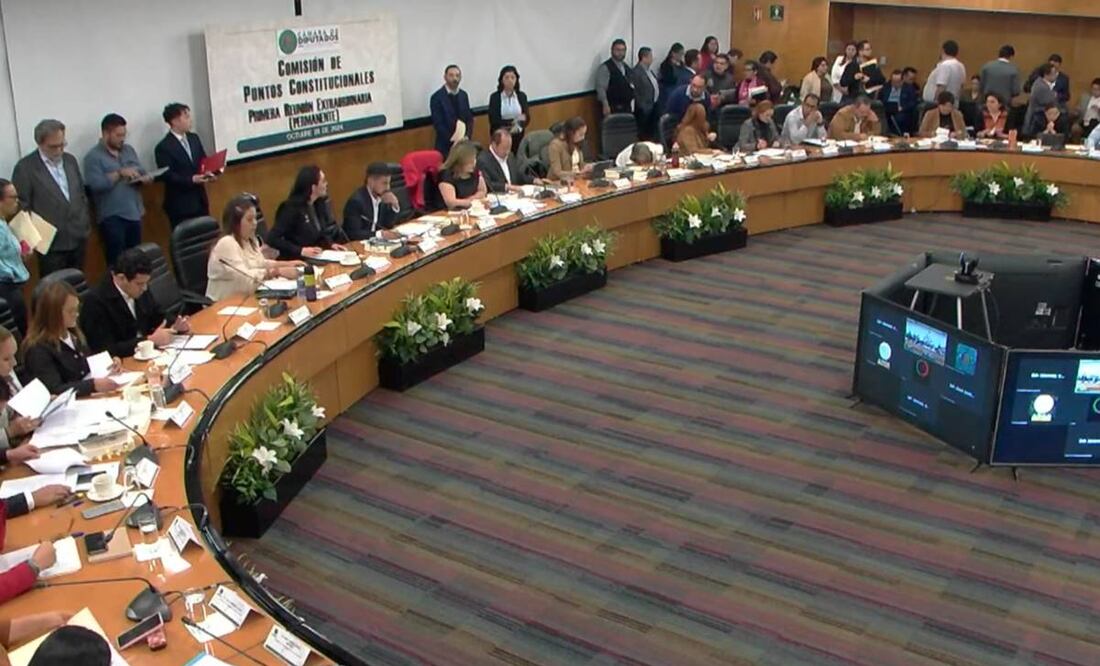 La Comisión de Puntos Constitucionales inicia discusión sobre reforma de supremacía constitucional. Foto: Captura de pantalla